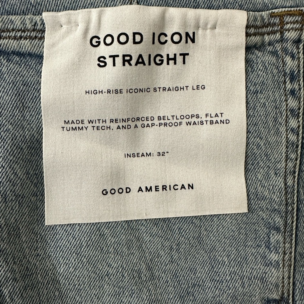 Good American Iconic Straight Jeans